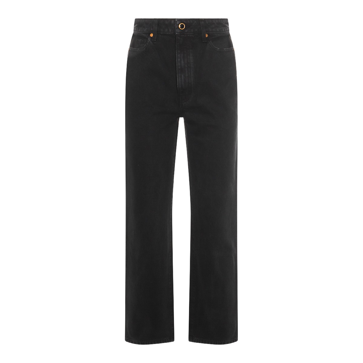 BLACK COTTON JEANS