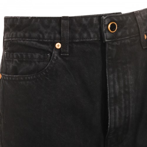 BLACK COTTON JEANS