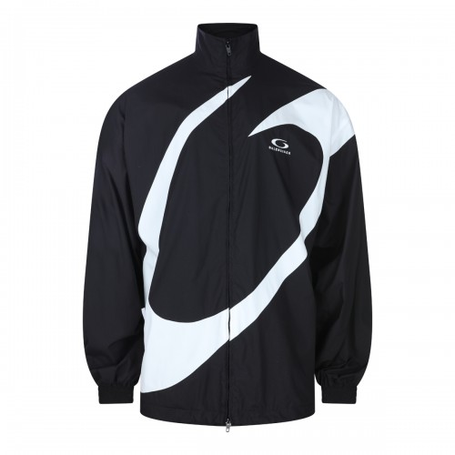 BLACK COTTON CASUAL JACKET