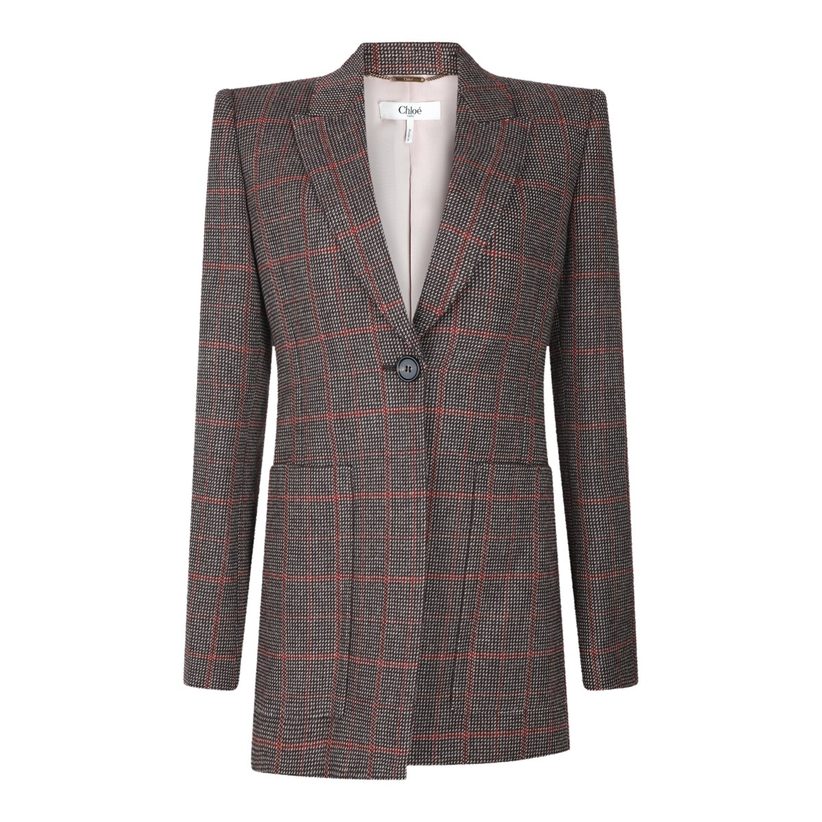 BROWN WOOL BLAZER