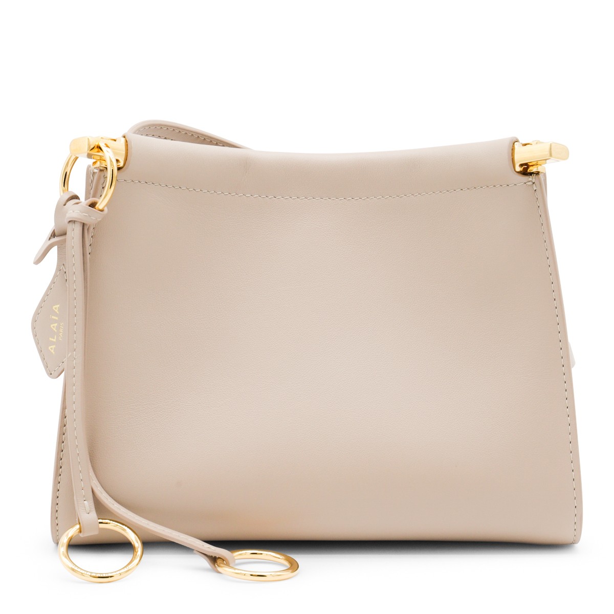 BEIGE LEATHER SMALL SQUARE CROSSBODY BAG BEIGE LEATHER SMALL SQUARE CROSSBODY BAG