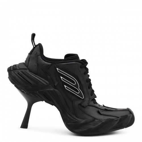 BLACK LEATHER MONDAY SNEAKERS