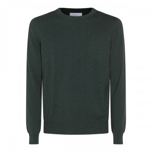 GREEN CASHMERE KNITWEAR