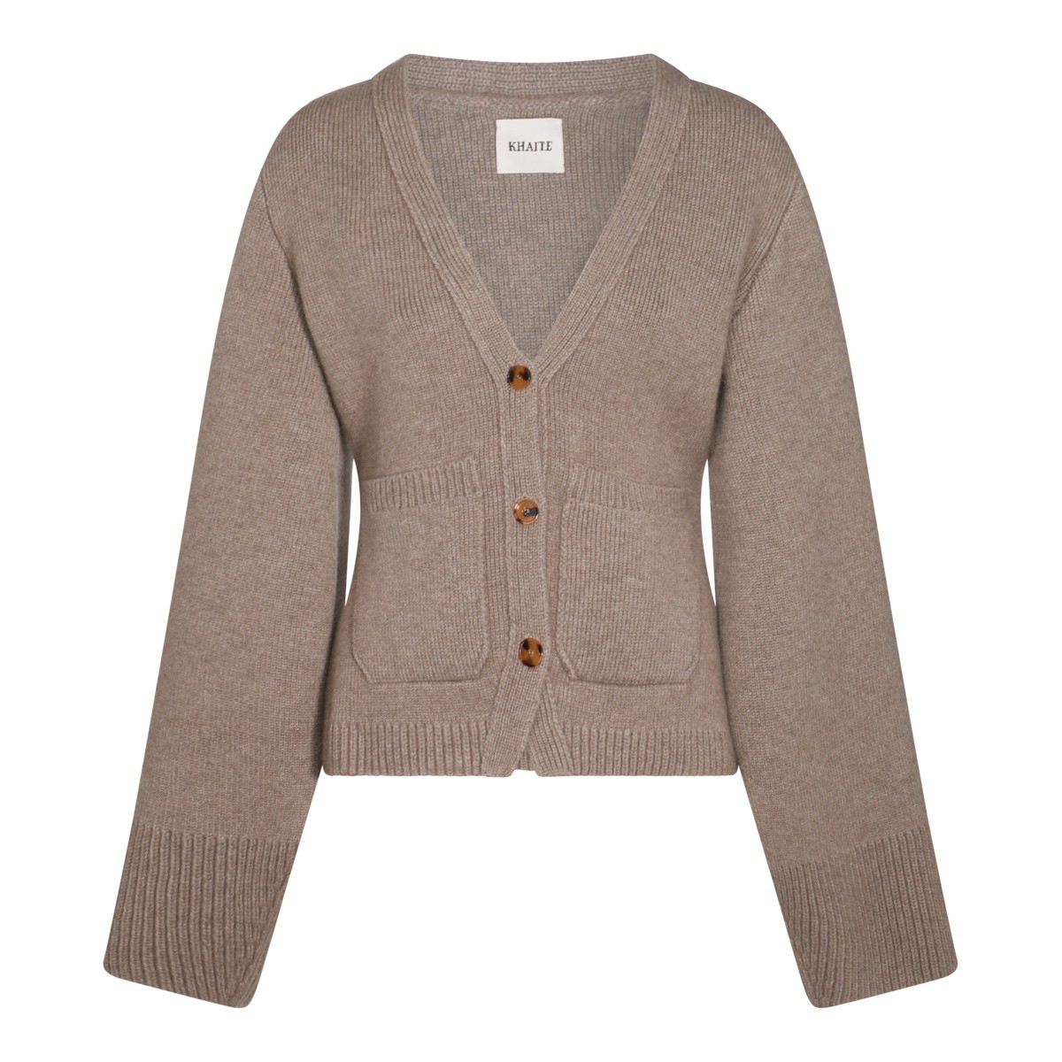 BEIGE CASHMERE KNITWEAR