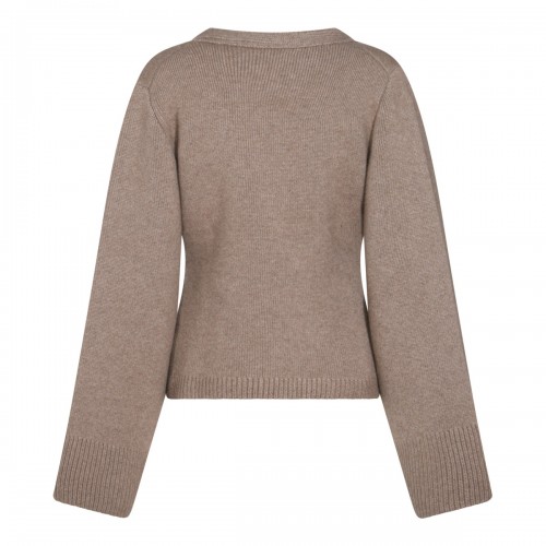BEIGE CASHMERE KNITWEAR