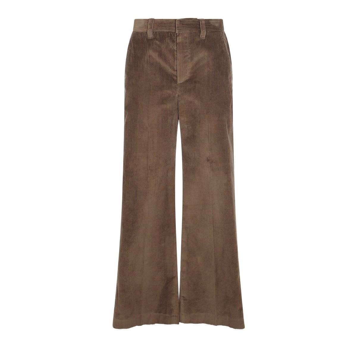 BROWN COTTON PANTS