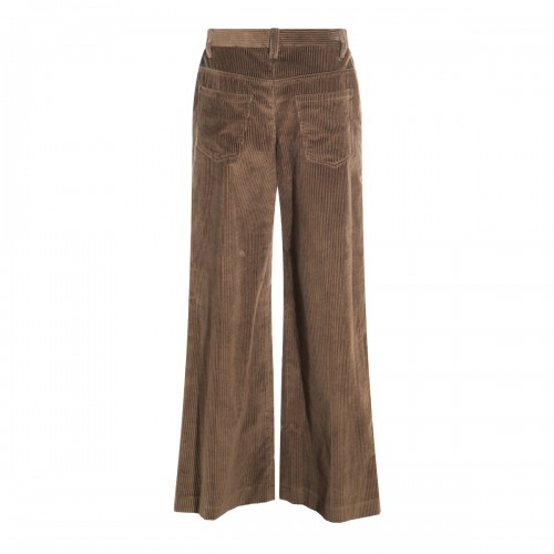BROWN COTTON PANTS