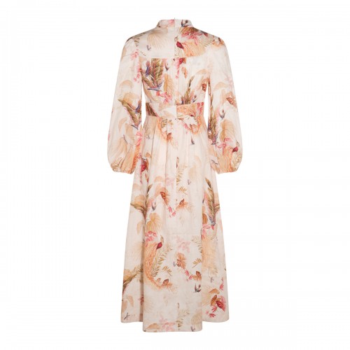 CREAM LINEN DRESS