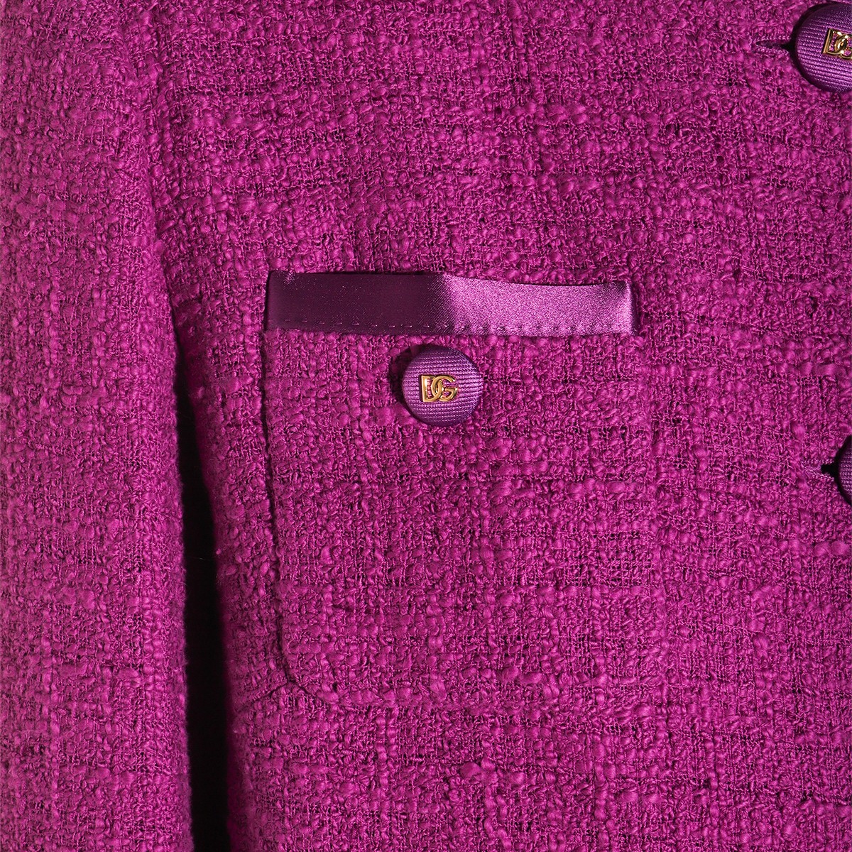 VIOLET COTTON CASUAL JACKET