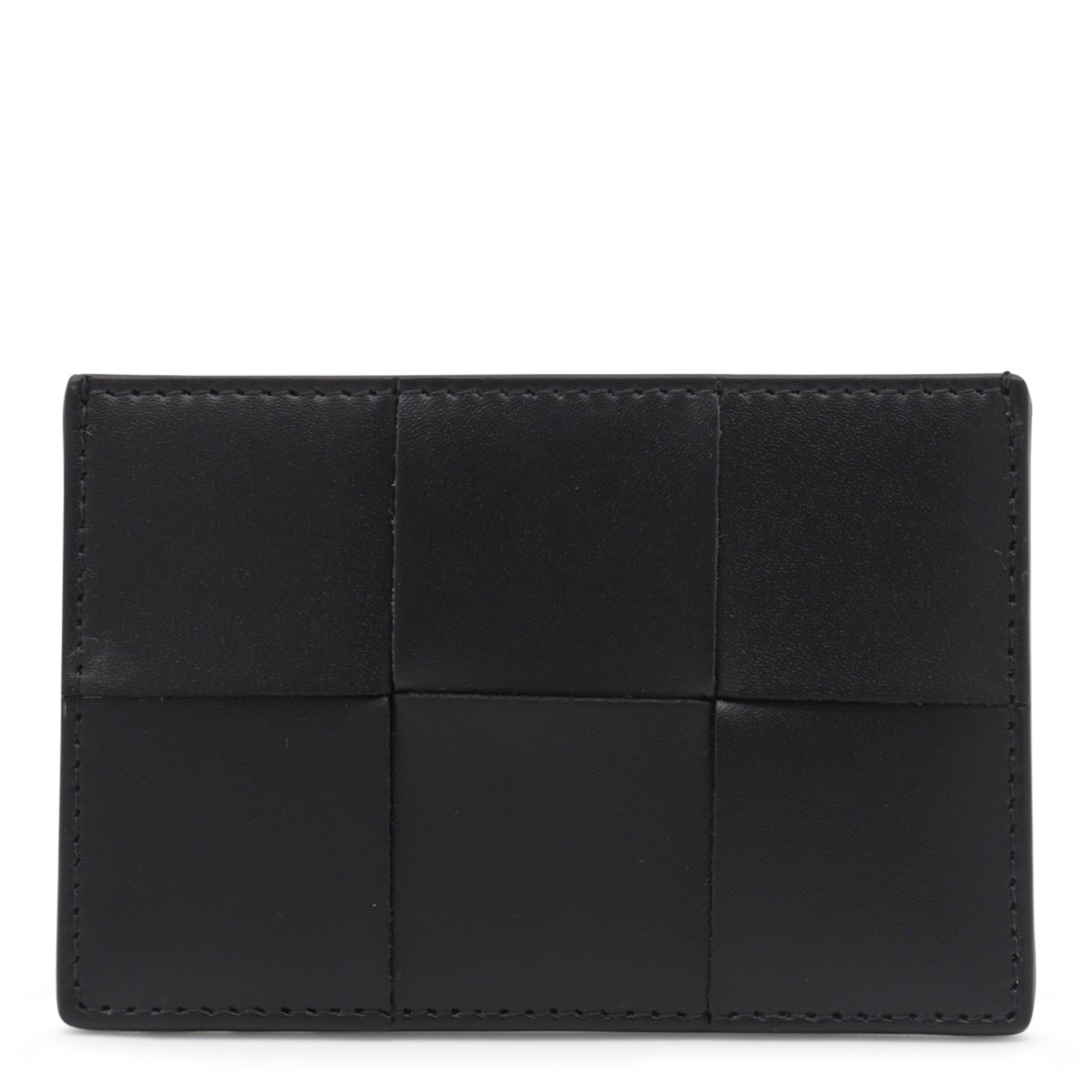 BLACK LEATHER CARD HOLDER