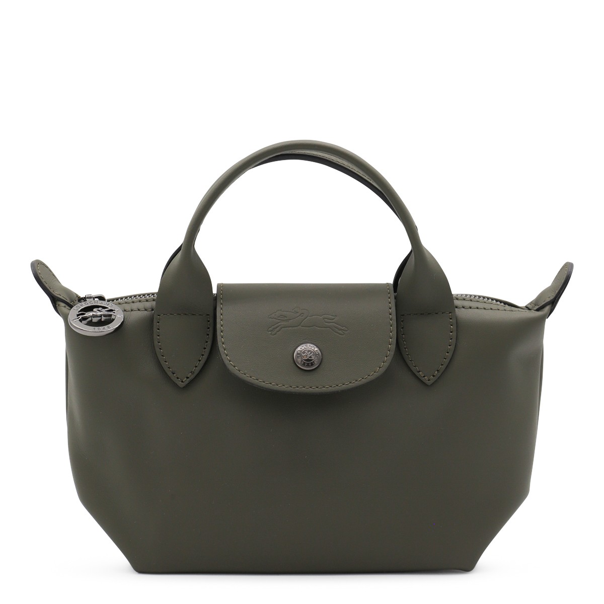 BLACK LEATHER LE PLIAGE XTRA XS TOTES
