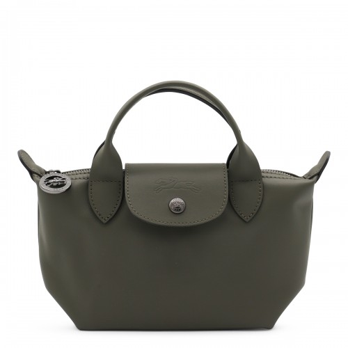 BLACK LEATHER LE PLIAGE XTRA XS TOTES