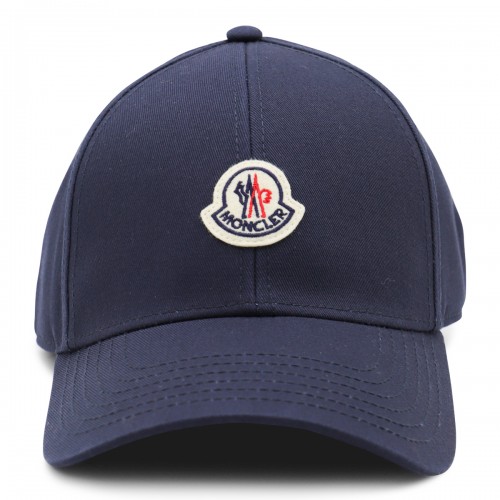 NAVY WOOL BASEBALL CAP