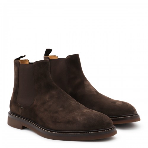 BROWN LEATHER BOOTS 2