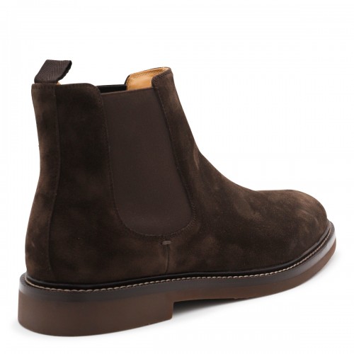 BROWN LEATHER BOOTS