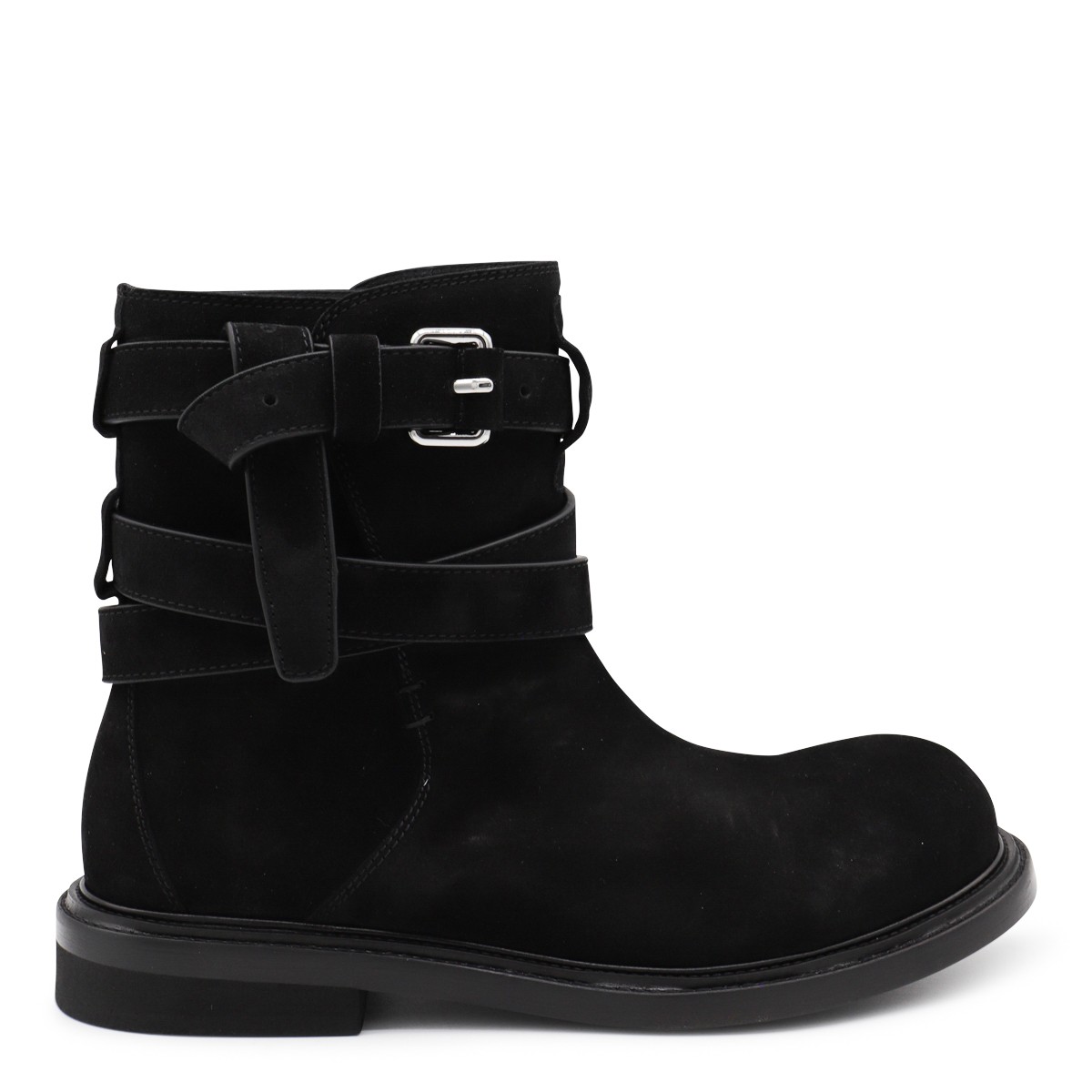 BLACK LEATHER BOOTS
