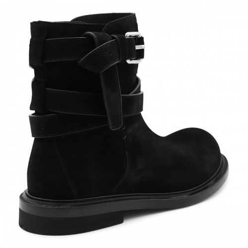 BLACK LEATHER BOOTS