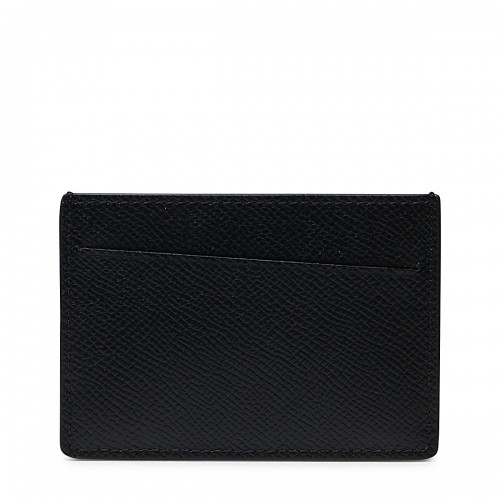 BLACK LEATHER CARD HOLDER