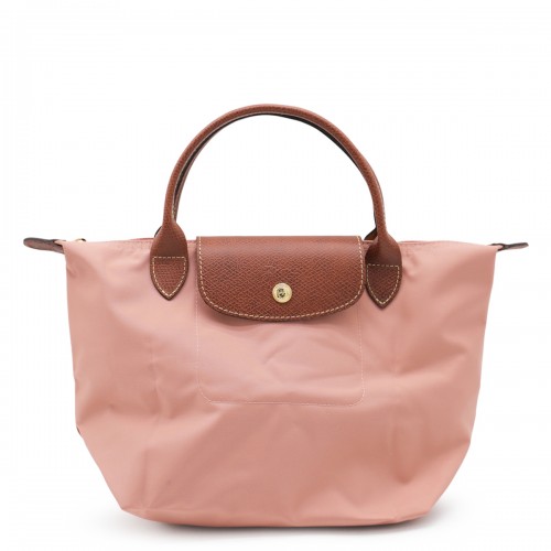 PINK LEATHER LE PLIAGE S TOTES
