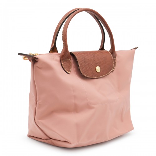 PINK LEATHER LE PLIAGE S TOTES