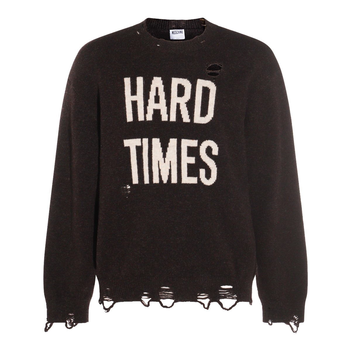 BROWN CASHMERE KNITWEAR