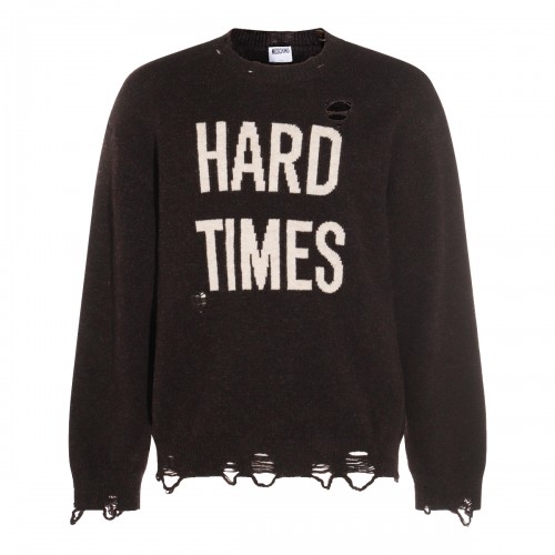 BROWN CASHMERE KNITWEAR