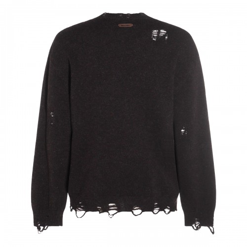 BROWN CASHMERE KNITWEAR