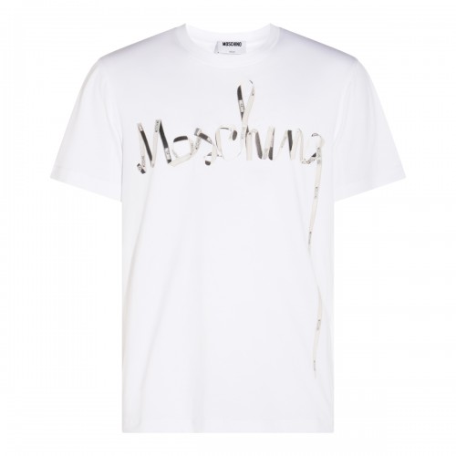 WHITE COTTON T-SHIRT