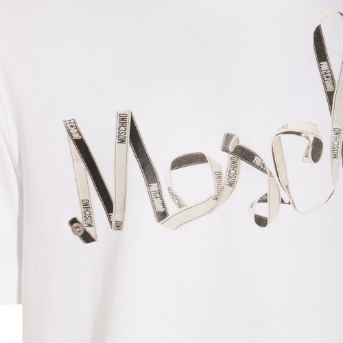 WHITE COTTON T-SHIRT