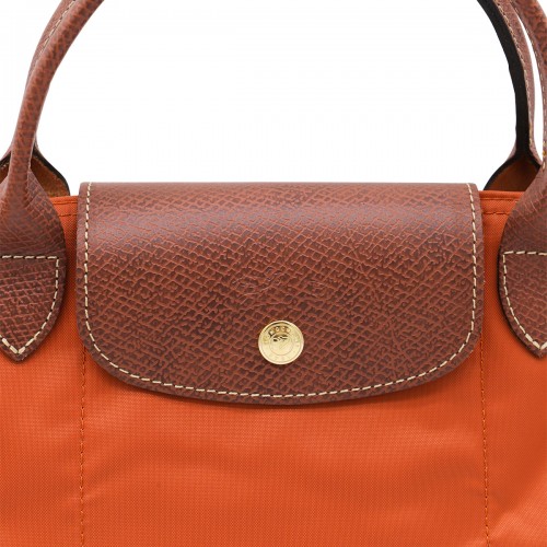 ORANGE LEATHER LE PLIAGE S TOTES