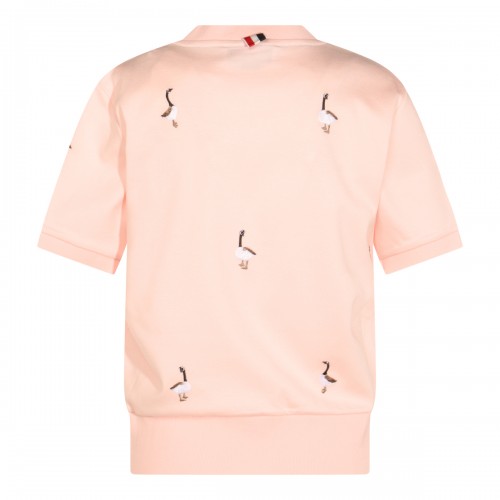 【送料&関税込】Thom Browne Pink Cotton Polo Shirt Thom Browne Pink Cotton Polo Shirt | Balardi