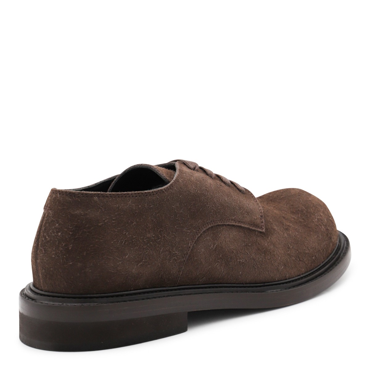 BROWN LEATHER LACE UP SHOES