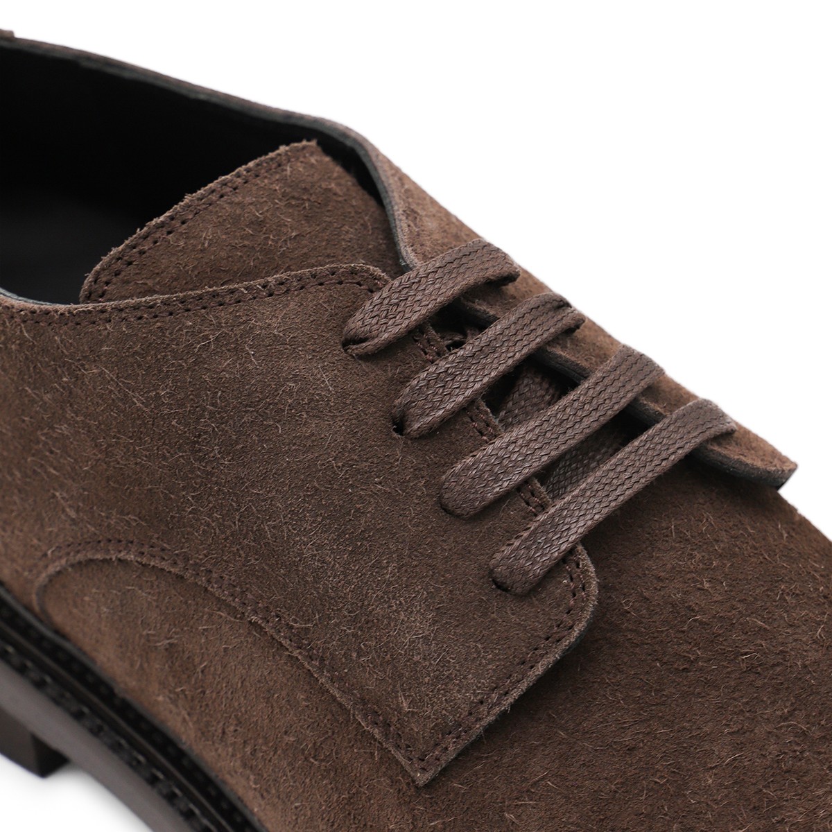 BROWN LEATHER LACE UP SHOES