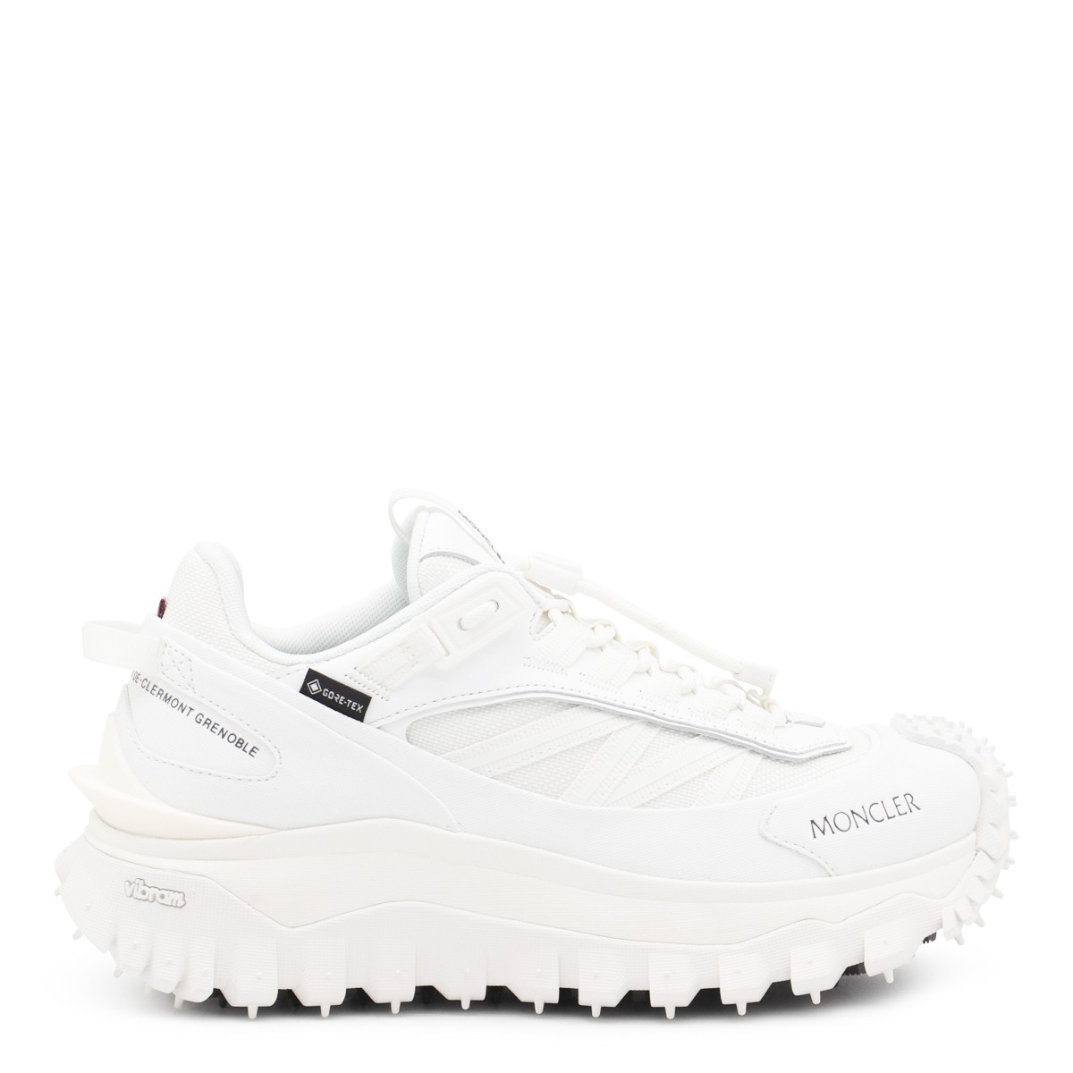 WHITE LEATHER TRAILGRIP GTX SNEAKERS