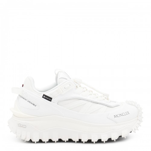 WHITE LEATHER TRAILGRIP GTX SNEAKERS
