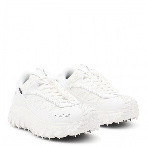 WHITE LEATHER TRAILGRIP GTX SNEAKERS