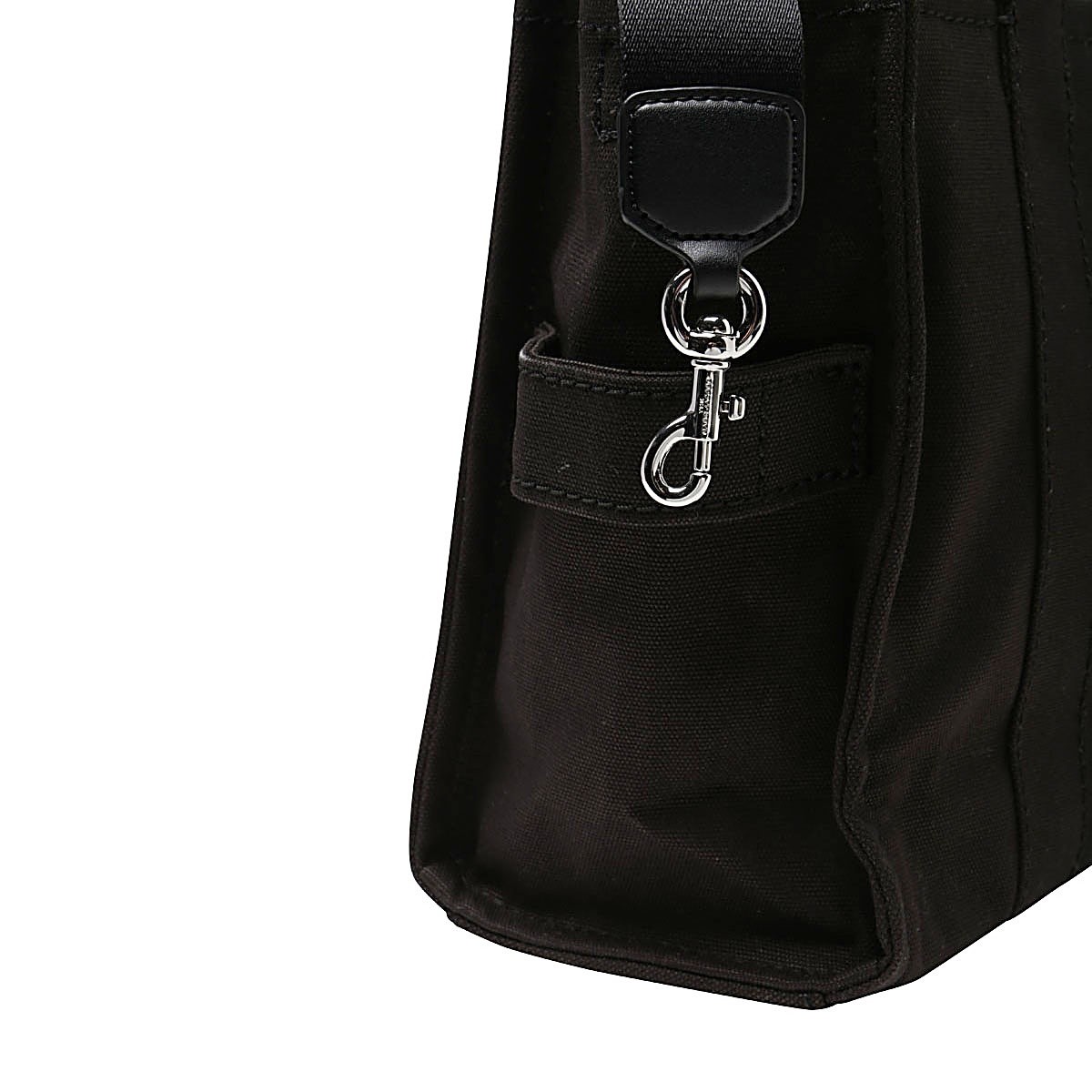 BLACK COTTON THE MEDIUM TOTE BAG BLACK COTTON THE MEDIUM TOTE BAG