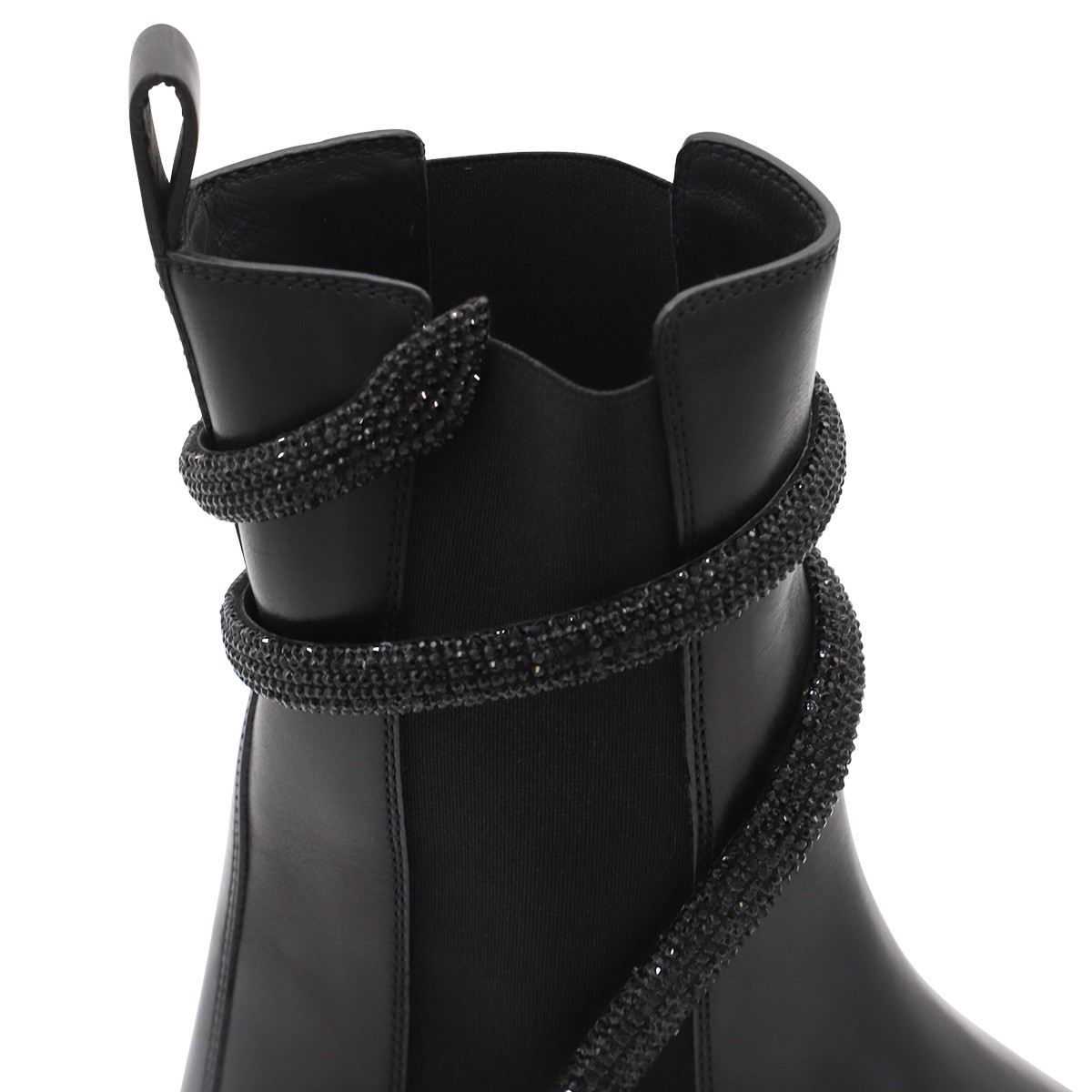 BLACK LEATHER CLEO BOOTS BLACK LEATHER CLEO BOOTS
