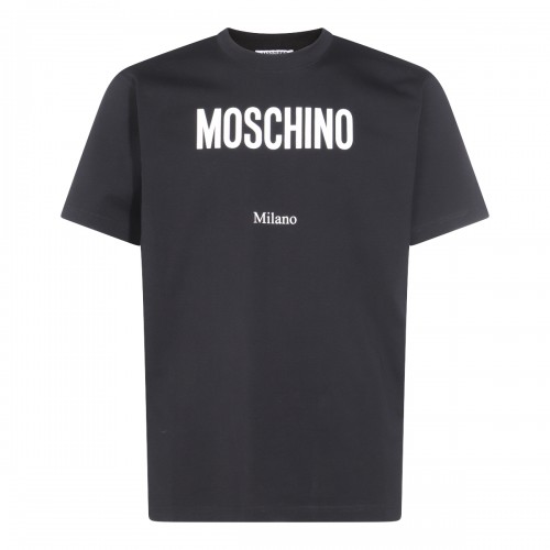 BLACK COTTON T-SHIRT