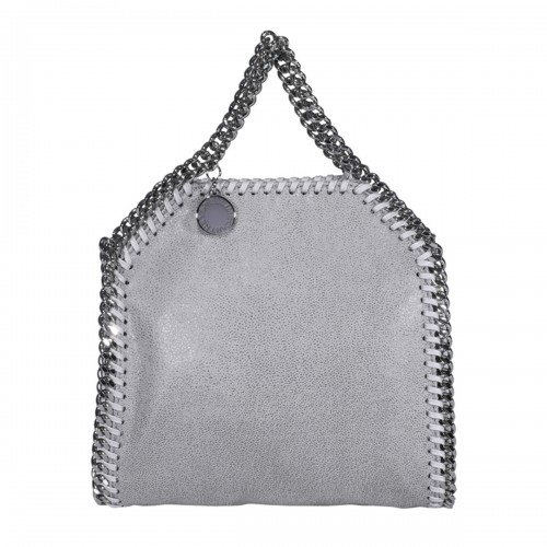 LIGHT GREY TINY FALABELLA TOTE BAG