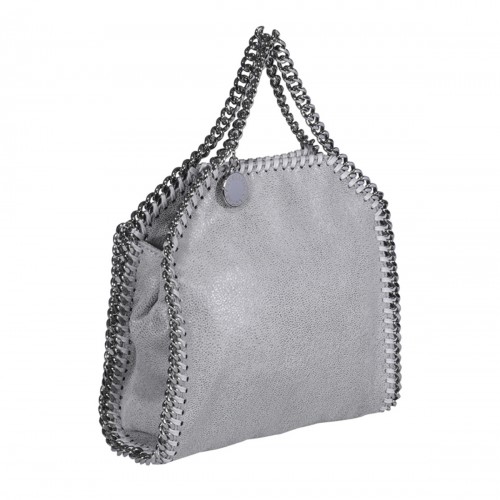 LIGHT GREY TINY FALABELLA TOTE BAG