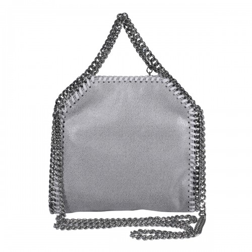LIGHT GREY TINY FALABELLA TOTE BAG