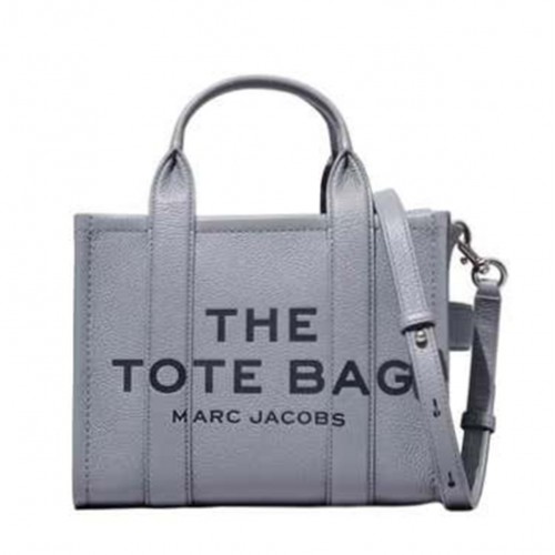 GREY LEATHER THE MINI TOTE BAG