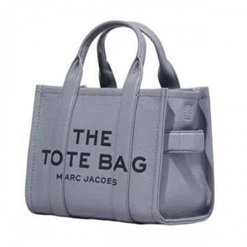 GREY LEATHER THE MINI TOTE BAG