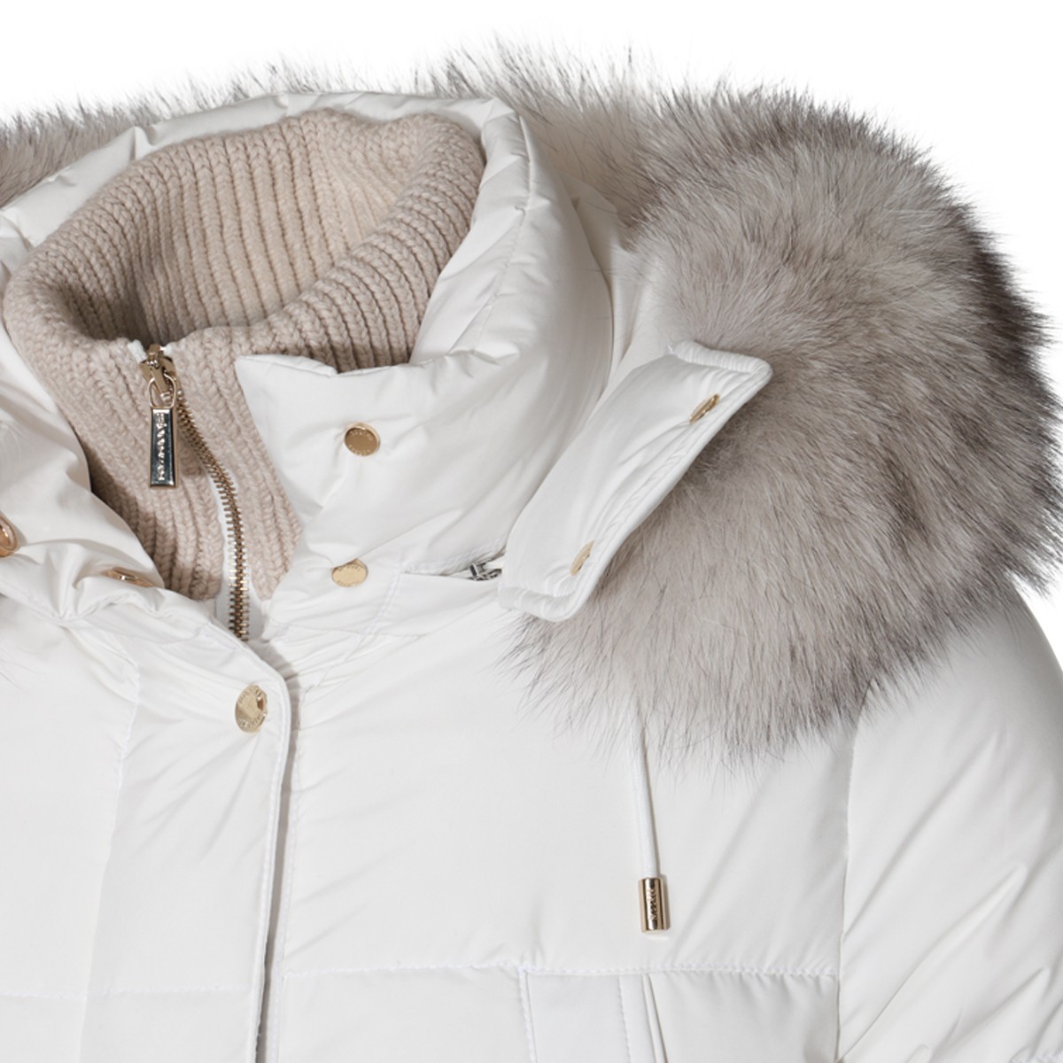 WHITE DOWN JACKET