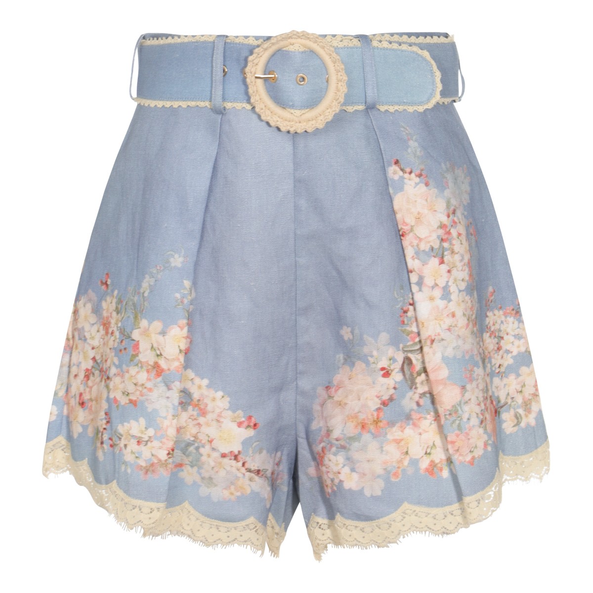 LIGHT BLUE COTTON SHORT