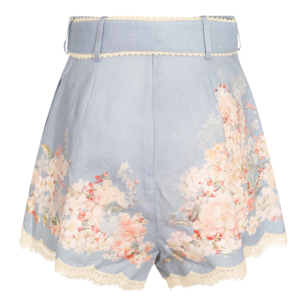 LIGHT BLUE COTTON SHORT
