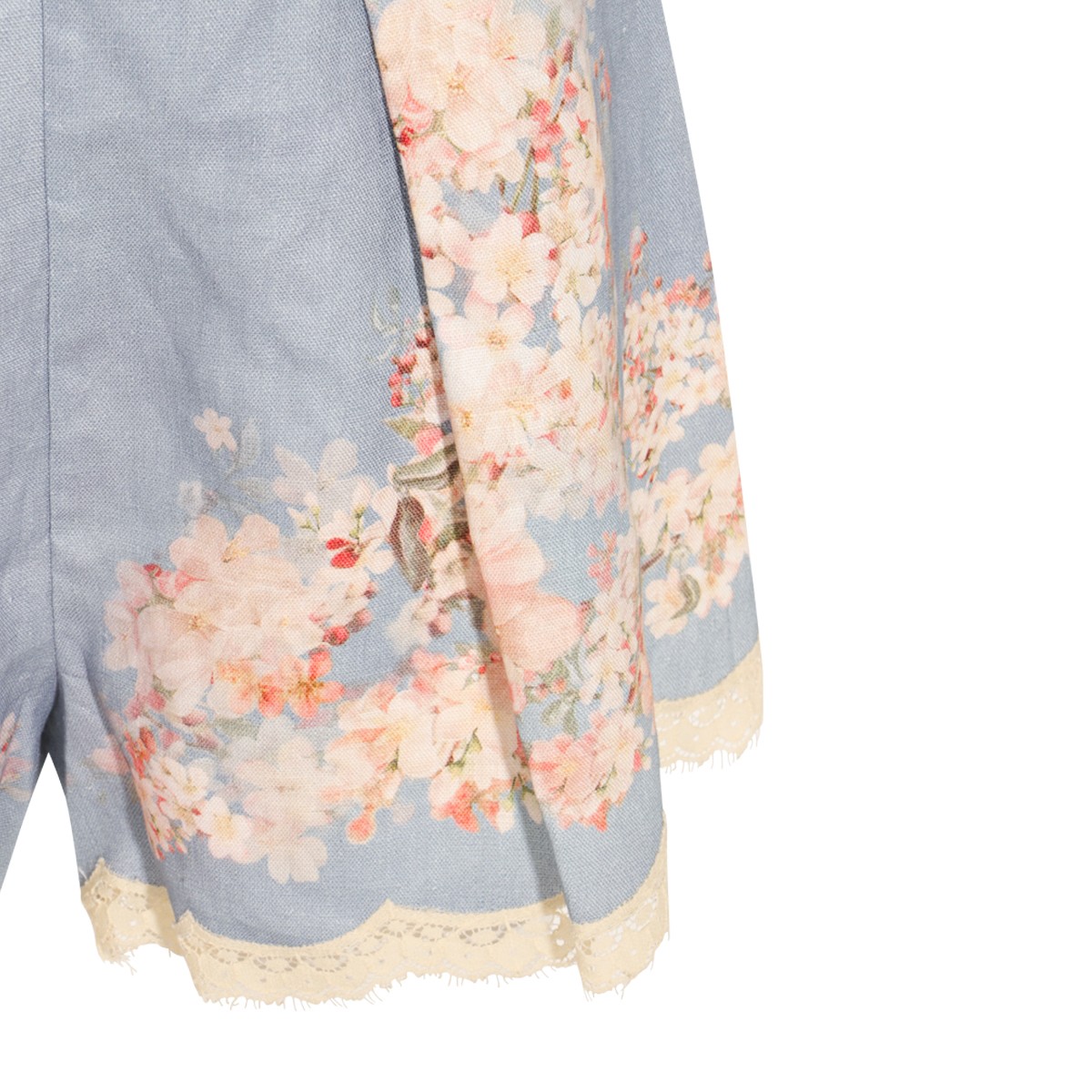 LIGHT BLUE COTTON SHORT