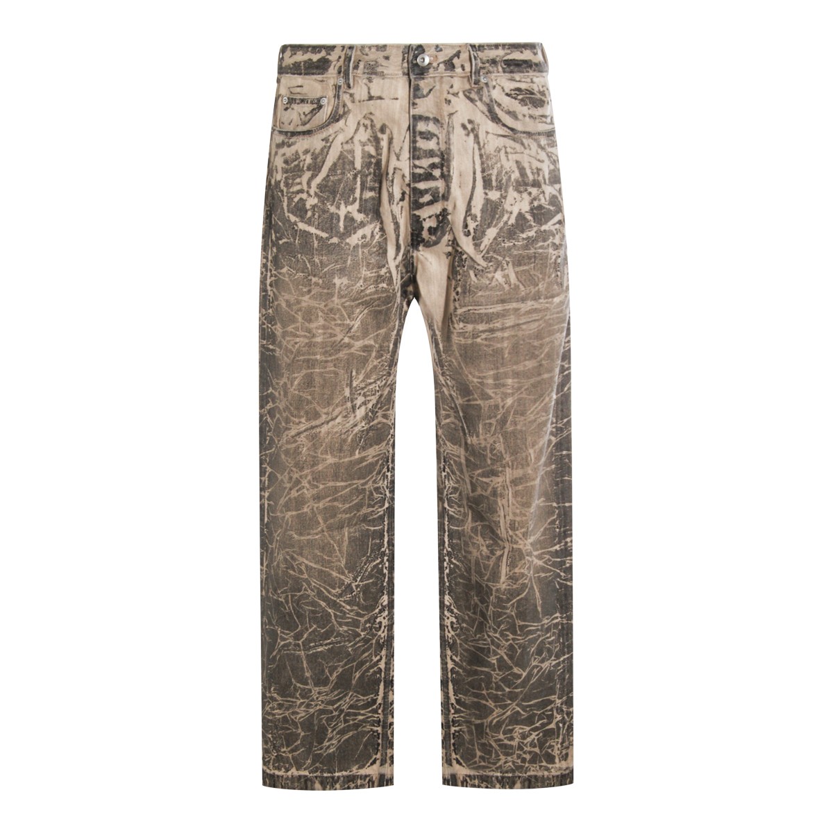 WASHED BLACK COTTON GETH JEANS