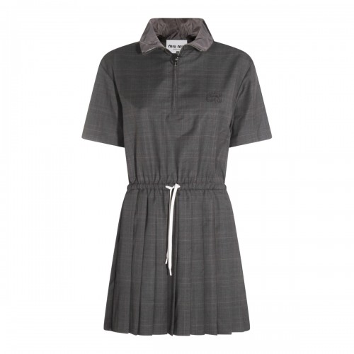 GREY WOOL DRESS